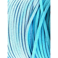 Suede Imitatie 3mm Turqouise